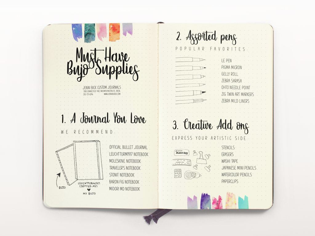 Must Have Bujo Supplies