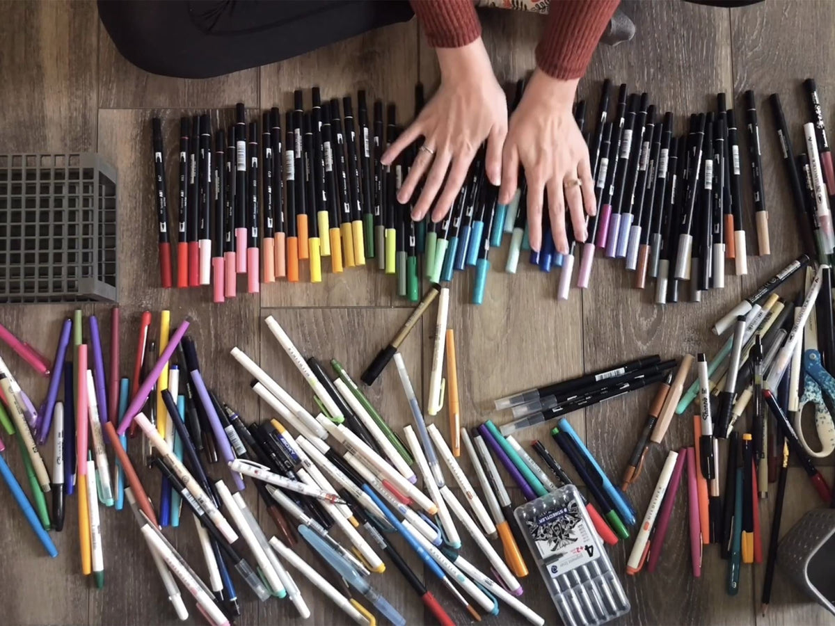 Gel Pens & Markers – Jenni Bick Custom Journals