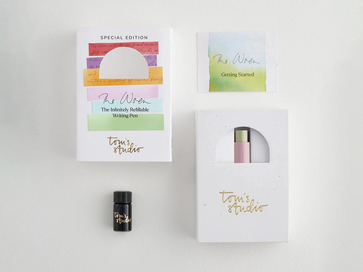 Tom's Studio The Wren - Colour Block Refillable Writing Pen