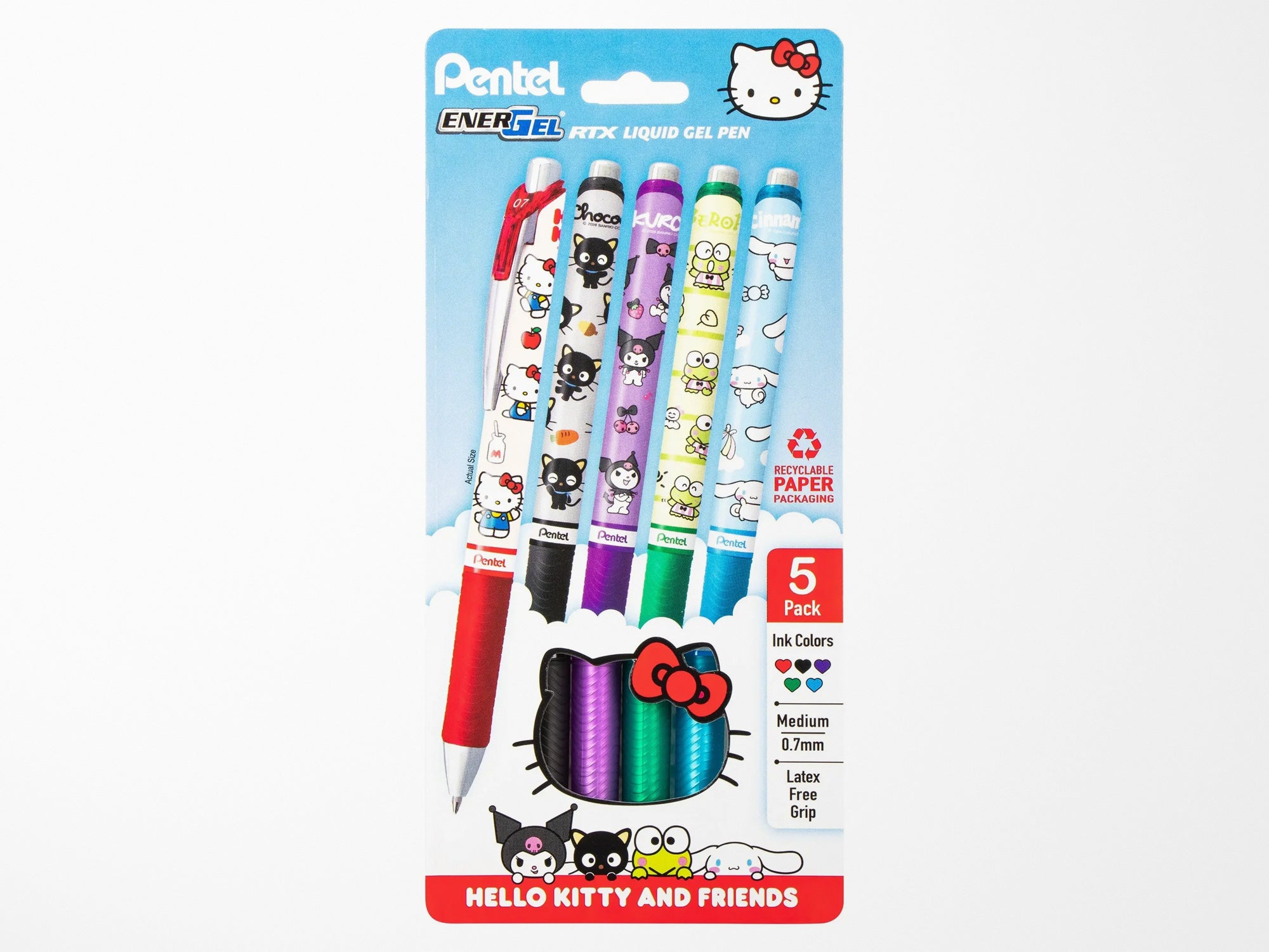 EnerGel RTX Liquid Gel Pen Hello Kitty & Friends 5 Pack – Jenni