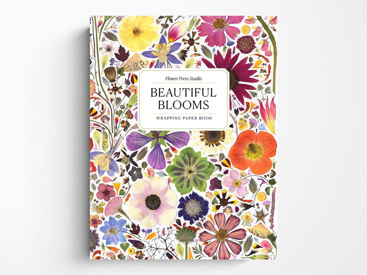 Beautiful Blooms Wrapping Paper Book