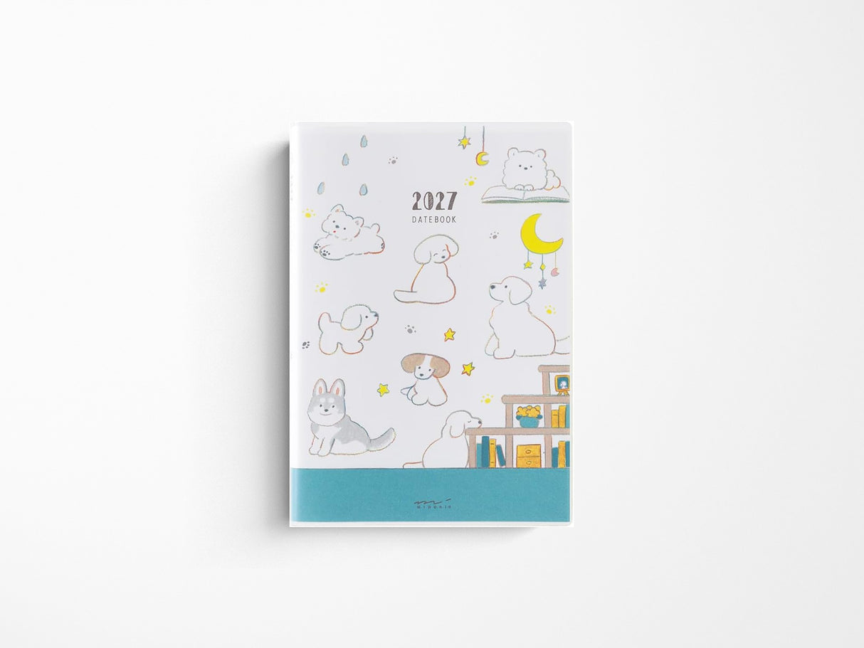 Midori Pocket Diary Mini Dog 2027