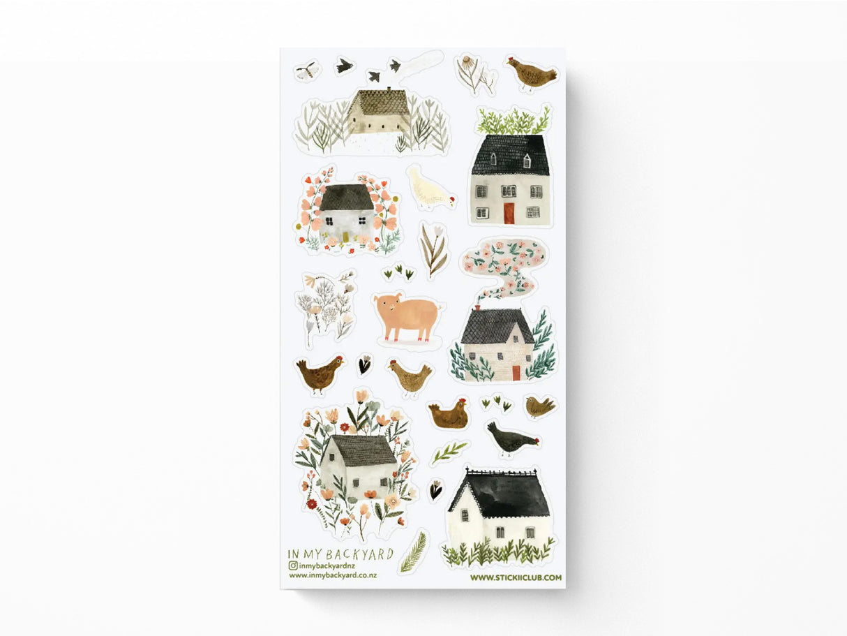 Little Farmhouse Sticker Sheet