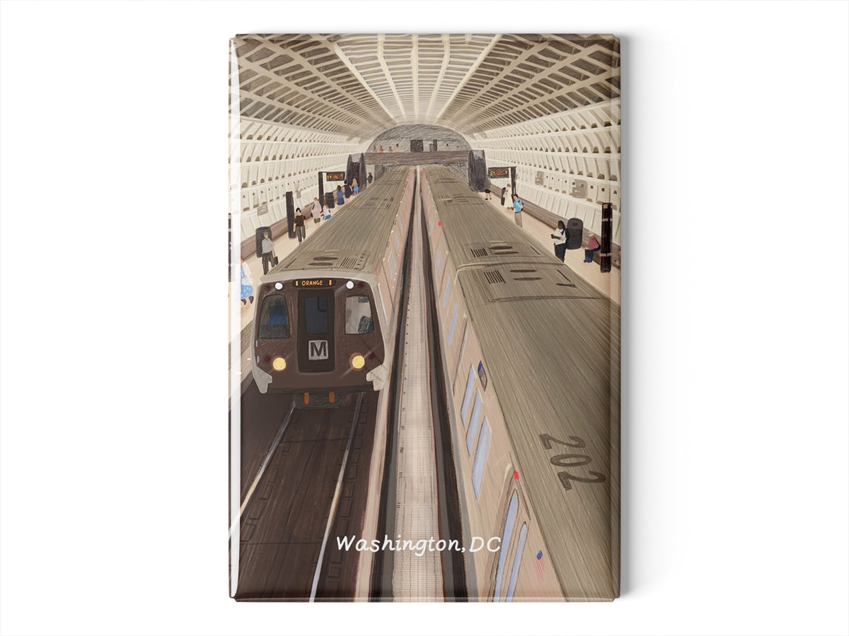 DC Metro Station Magnet