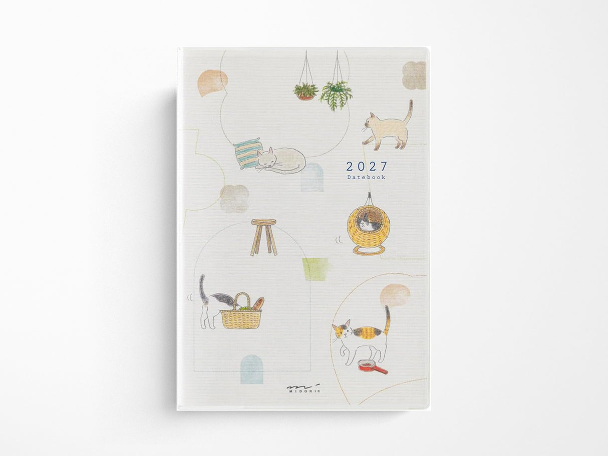 Midori Pocket Diary A6 Cat 2027