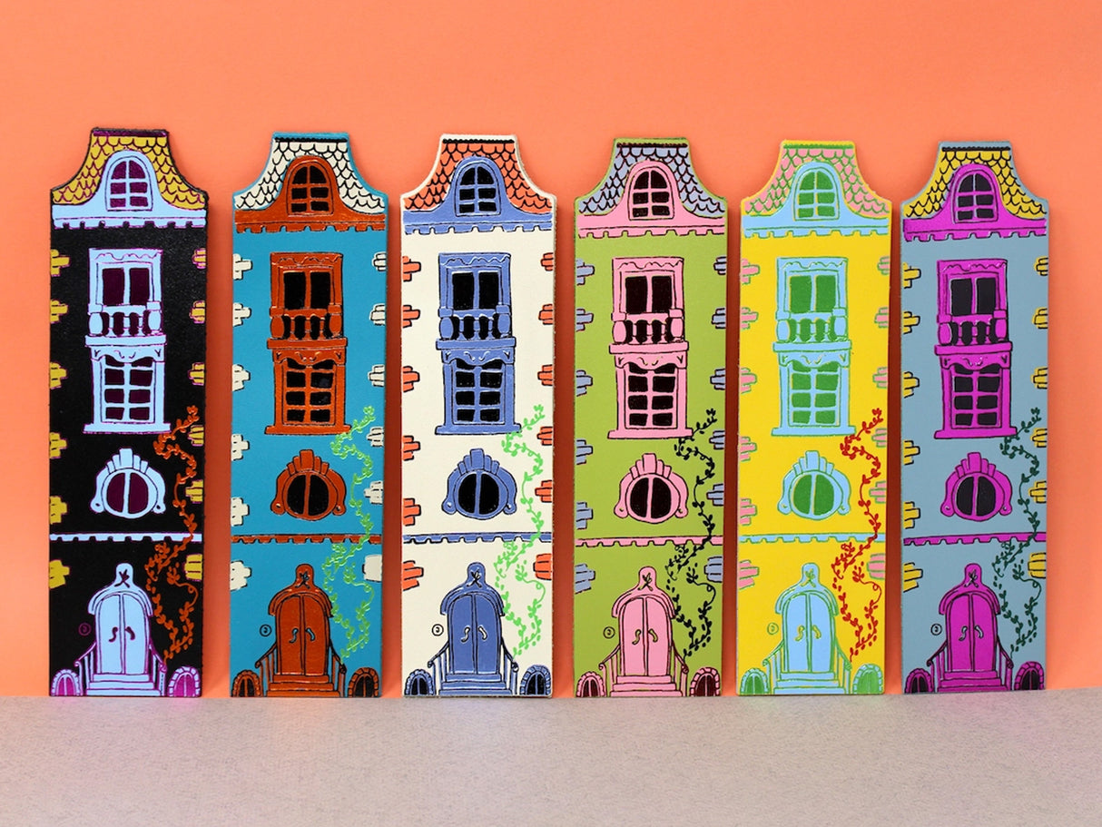 Leather Dolls House Bookmark