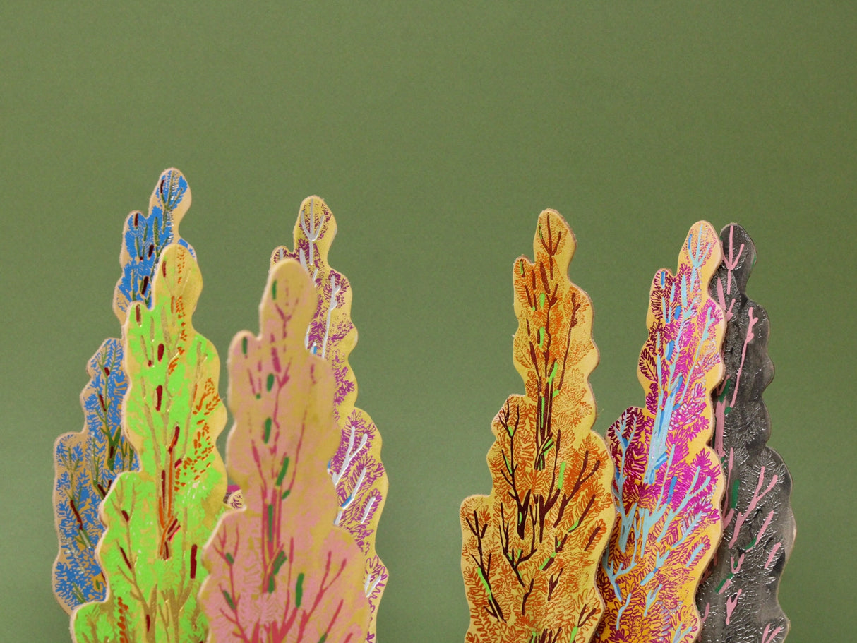 Leather Tree Hugger Bookmark