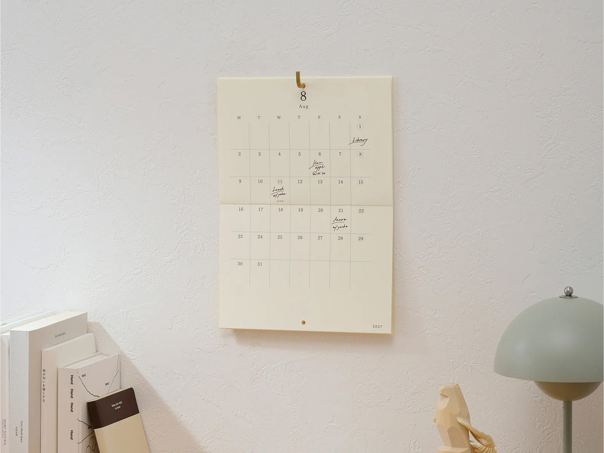 MD Wall Calendar 2027 Bi Folded A4