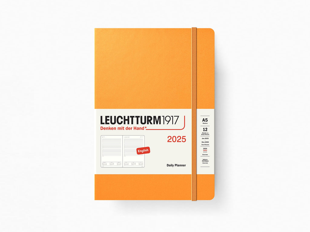 2025 Leuchtturm 1917 Daily Planner - APRICOT Hardcover