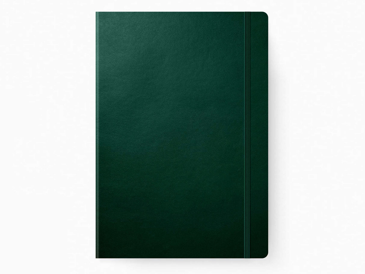 2026 Leuchtturm 1917 Monthly Planner with Notebook - FOREST GREEN Softcover