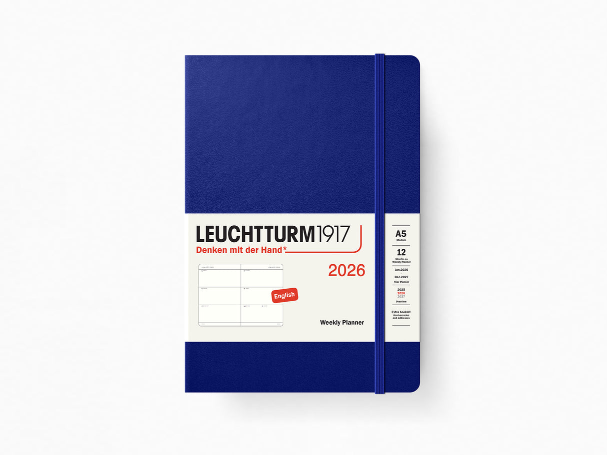 2026 Leuchtturm 1917 Weekly Planner - INK Hardcover