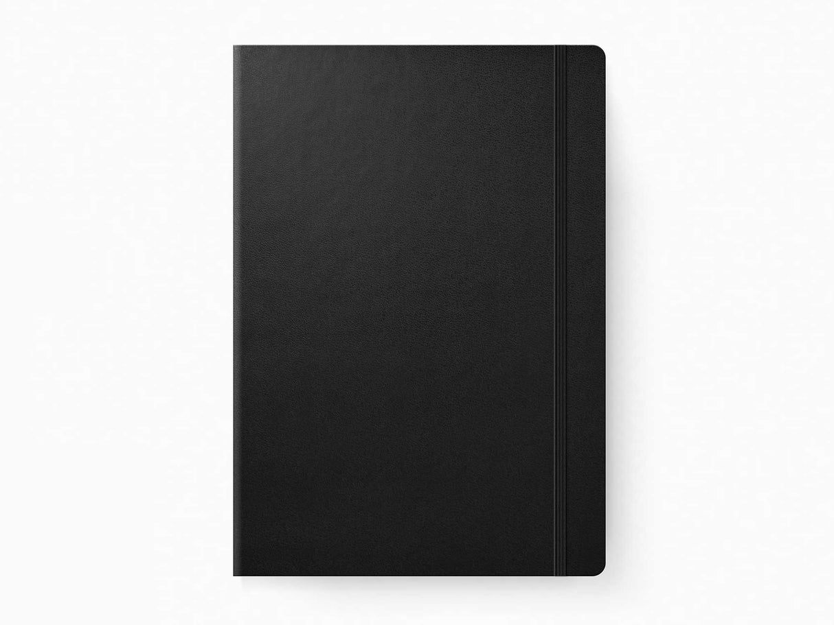 2026 Leuchtturm 1917 Weekly Planner & Notebook - BLACK Hardcover, Ruled Pages