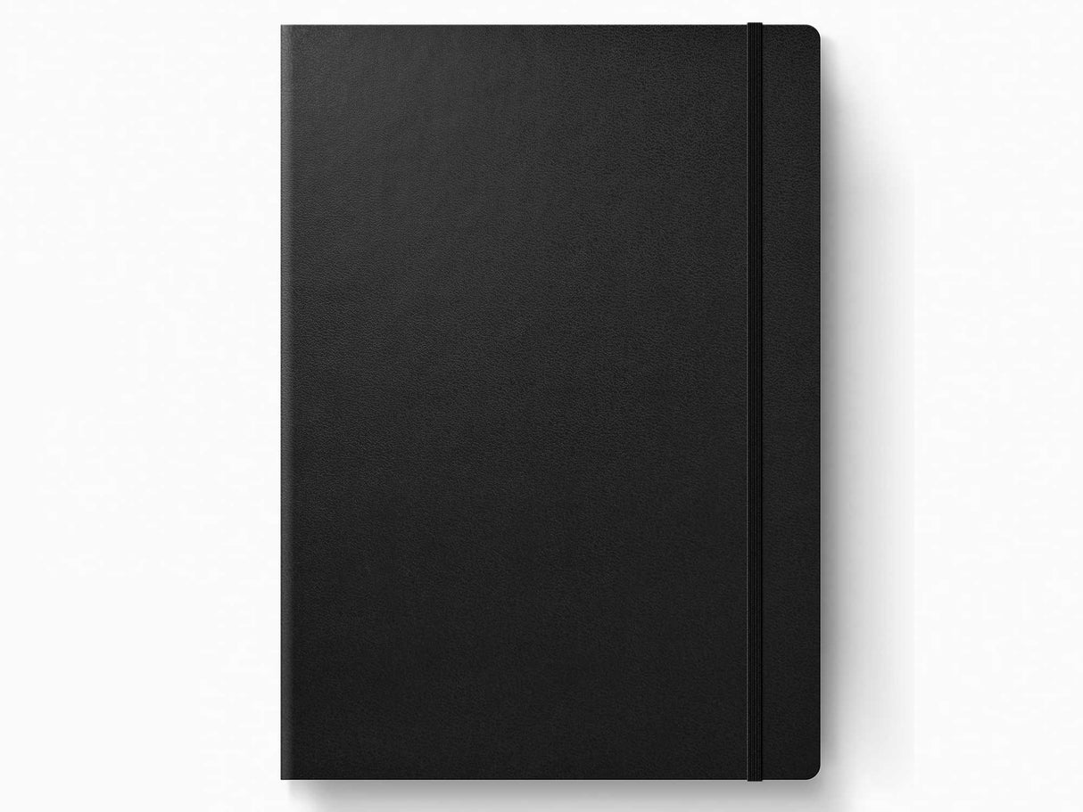 2026 Leuchtturm 1917 Weekly Planner & Notebook - BLACK Hardcover, Ruled Pages