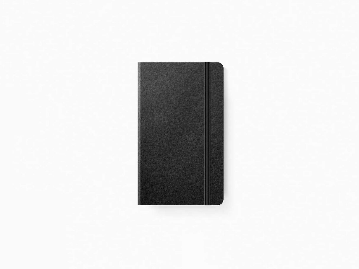 2026 Leuchtturm 1917 Weekly Planner & Notebook - BLACK Softcover, Ruled Pages