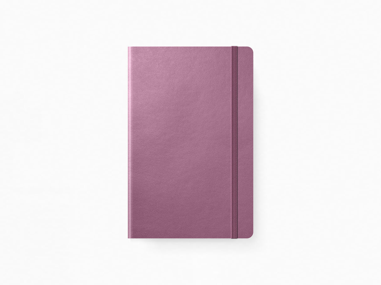 2026 Leuchtturm 1917 Weekly Planner & Notebook - DUSTY ROSE Softcover, Ruled Pages