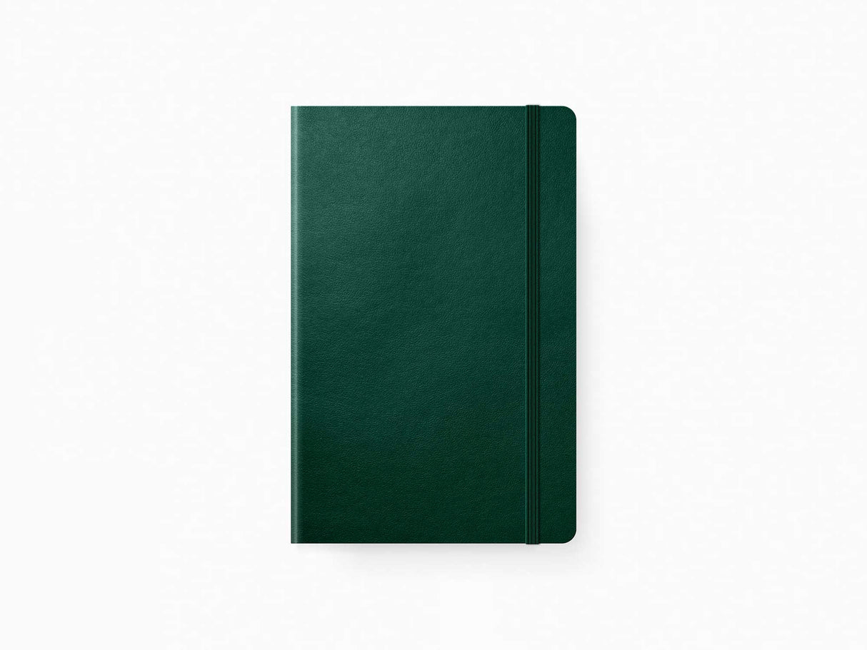 2026 Leuchtturm 1917 Weekly Planner & Notebook - FOREST GREEN Softcover, Ruled Pages