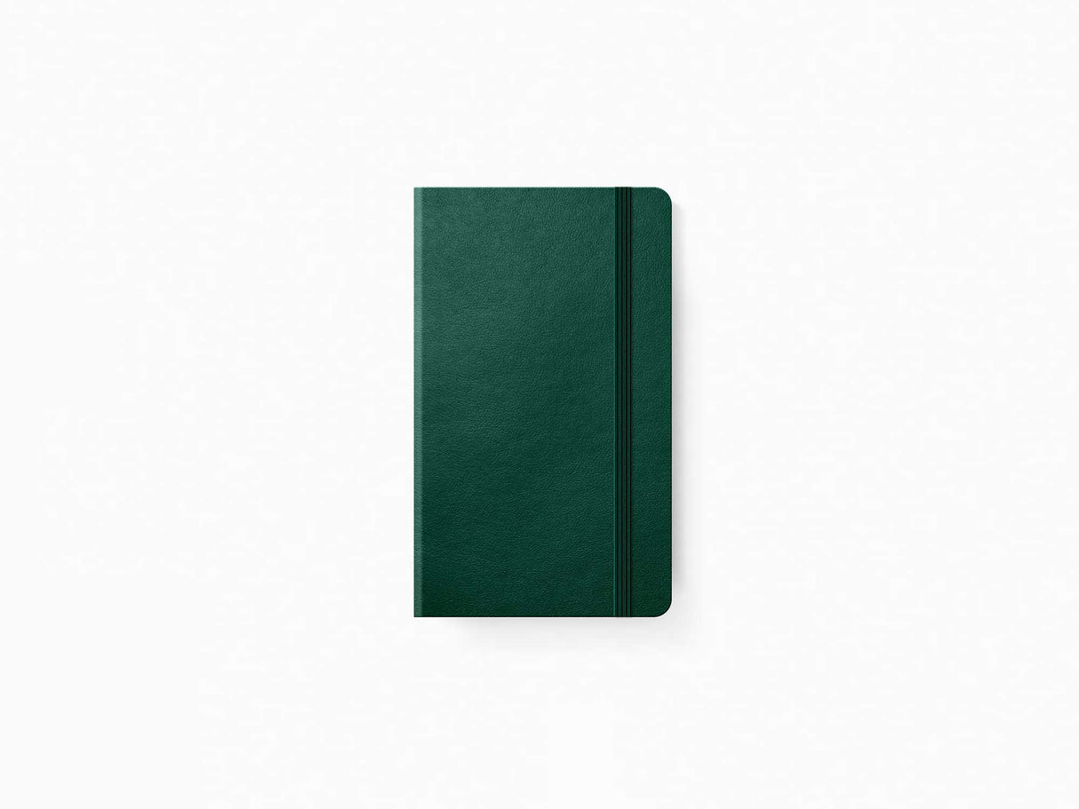 2026 Leuchtturm 1917 Weekly Planner & Notebook - FOREST GREEN Softcover, Ruled Pages