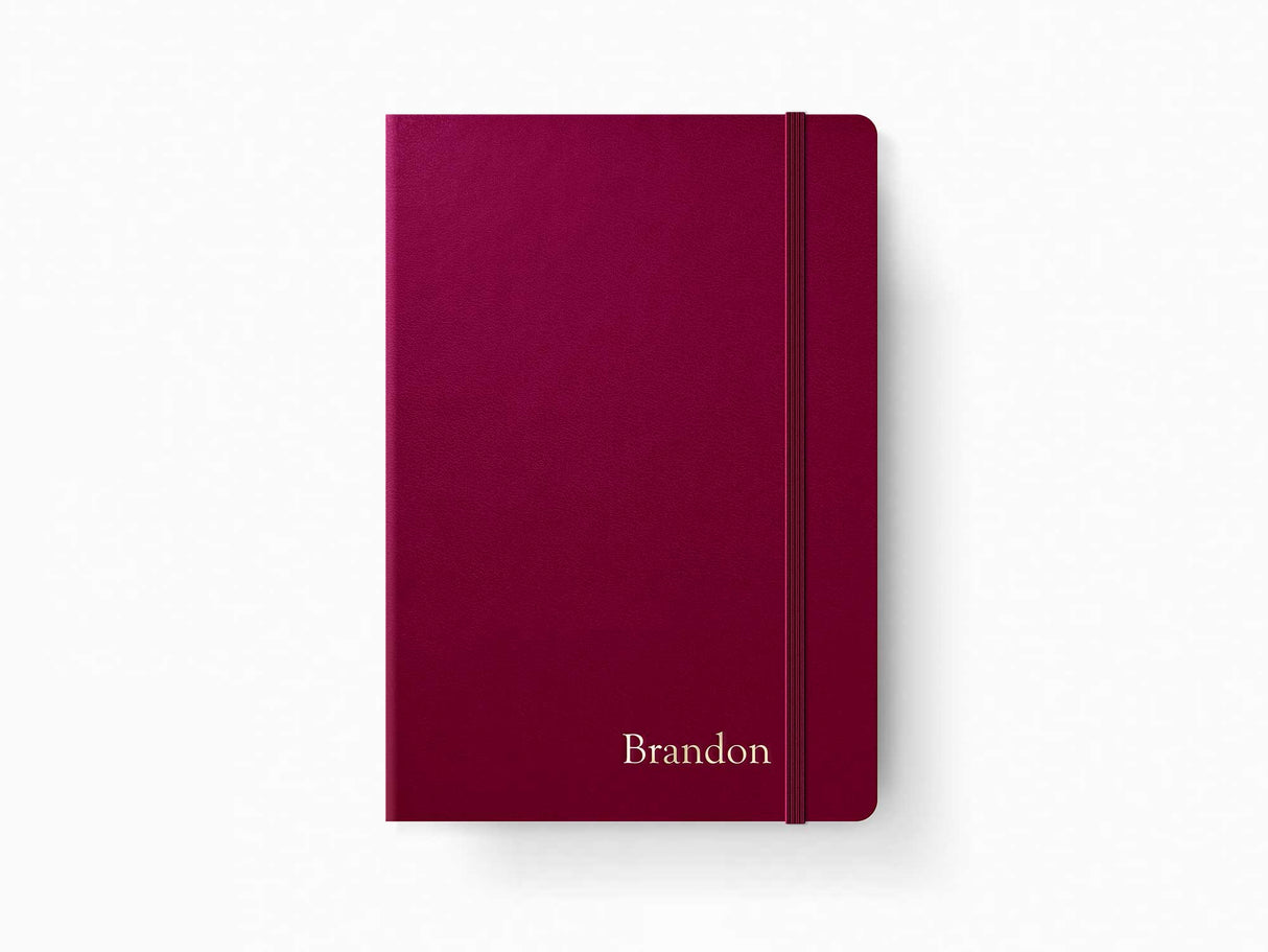 2026 Leuchtturm 1917 Weekly Planner & Notebook - PORT RED Hardcover, Ruled Pages