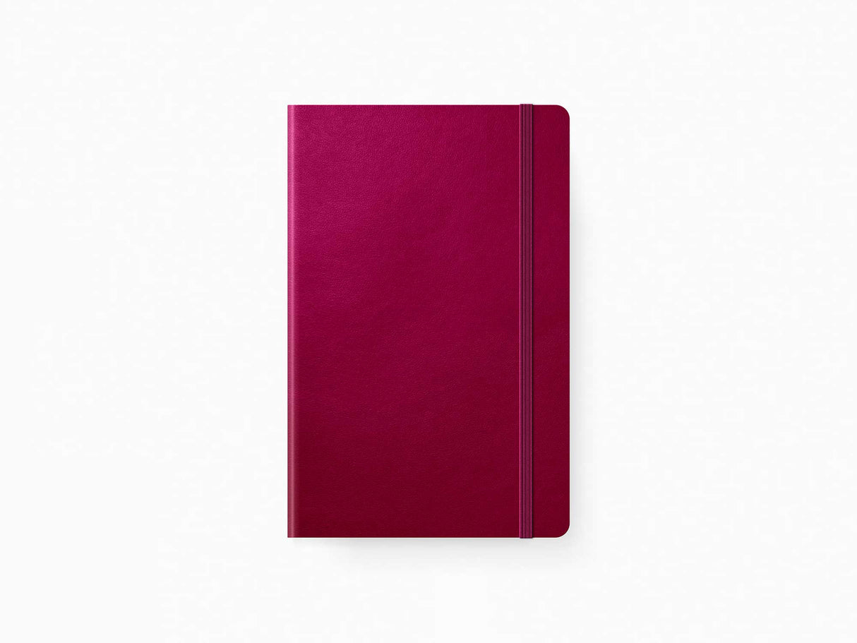 2026 Leuchtturm 1917 Weekly Planner & Notebook - PORT RED Softcover, Ruled Pages