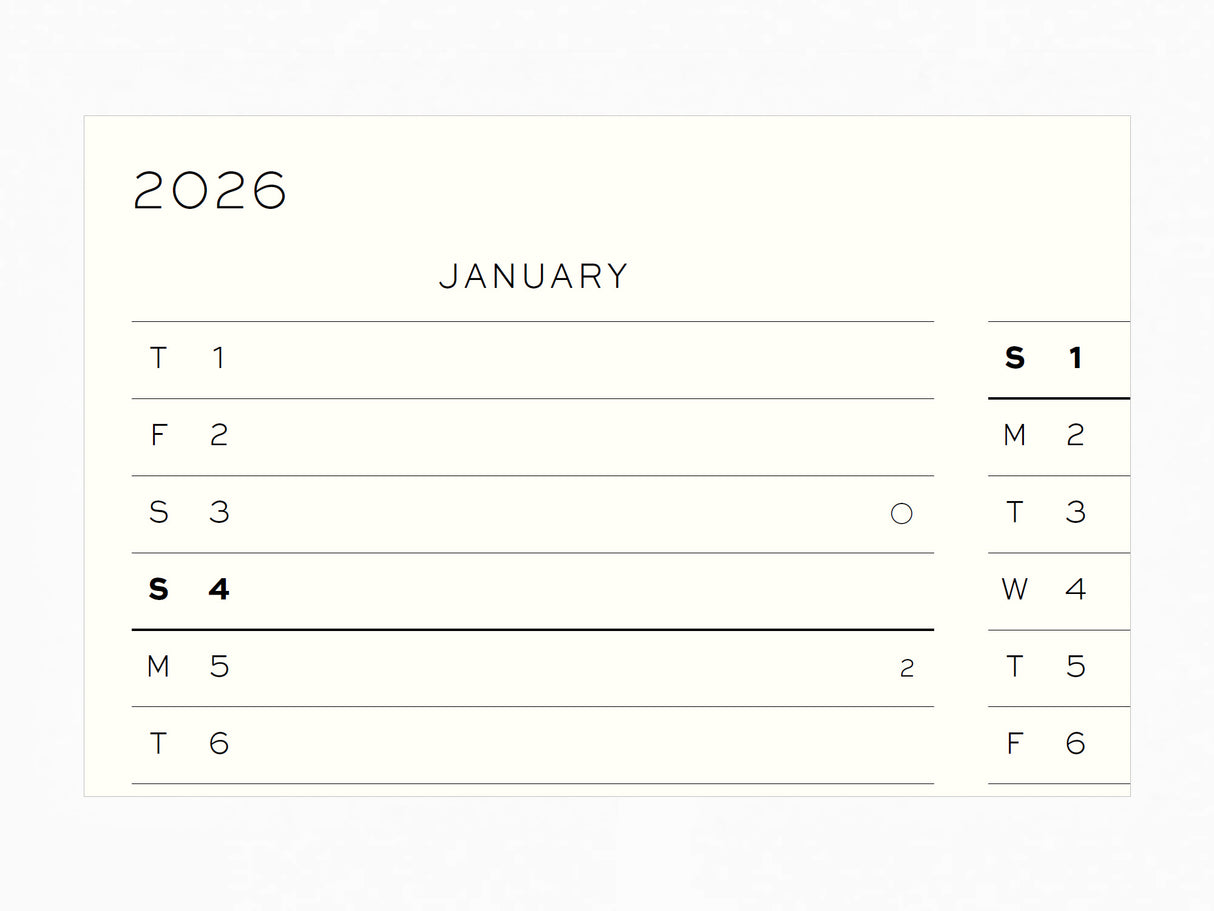 2026 Leuchtturm 1917 Weekly Planner & Notebook - PORT RED Softcover, Ruled Pages