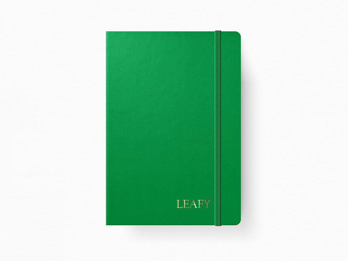 2026 Leuchtturm 1917 Weekly Planner & Notebook - SPRING LEAF Hardcover, Ruled Pages
