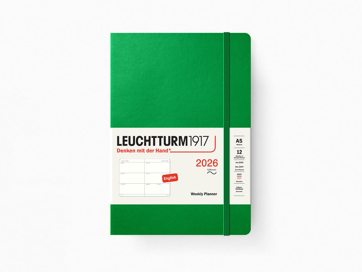 2026 Leuchtturm 1917 Weekly Planner - SPRING LEAF Softcover