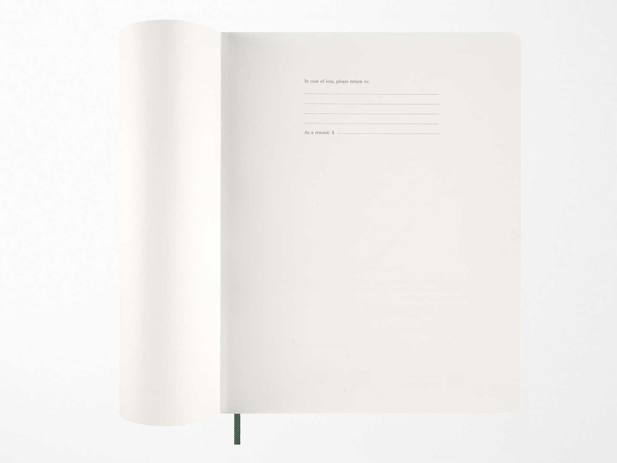 2026 Moleskine 15 Month Essential Weekly Vertical Planner - MYRTLE GREEN Softcover