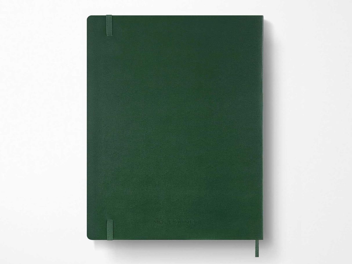 2026 Moleskine 15 Month Essential Weekly Vertical Planner - MYRTLE GREEN Softcover