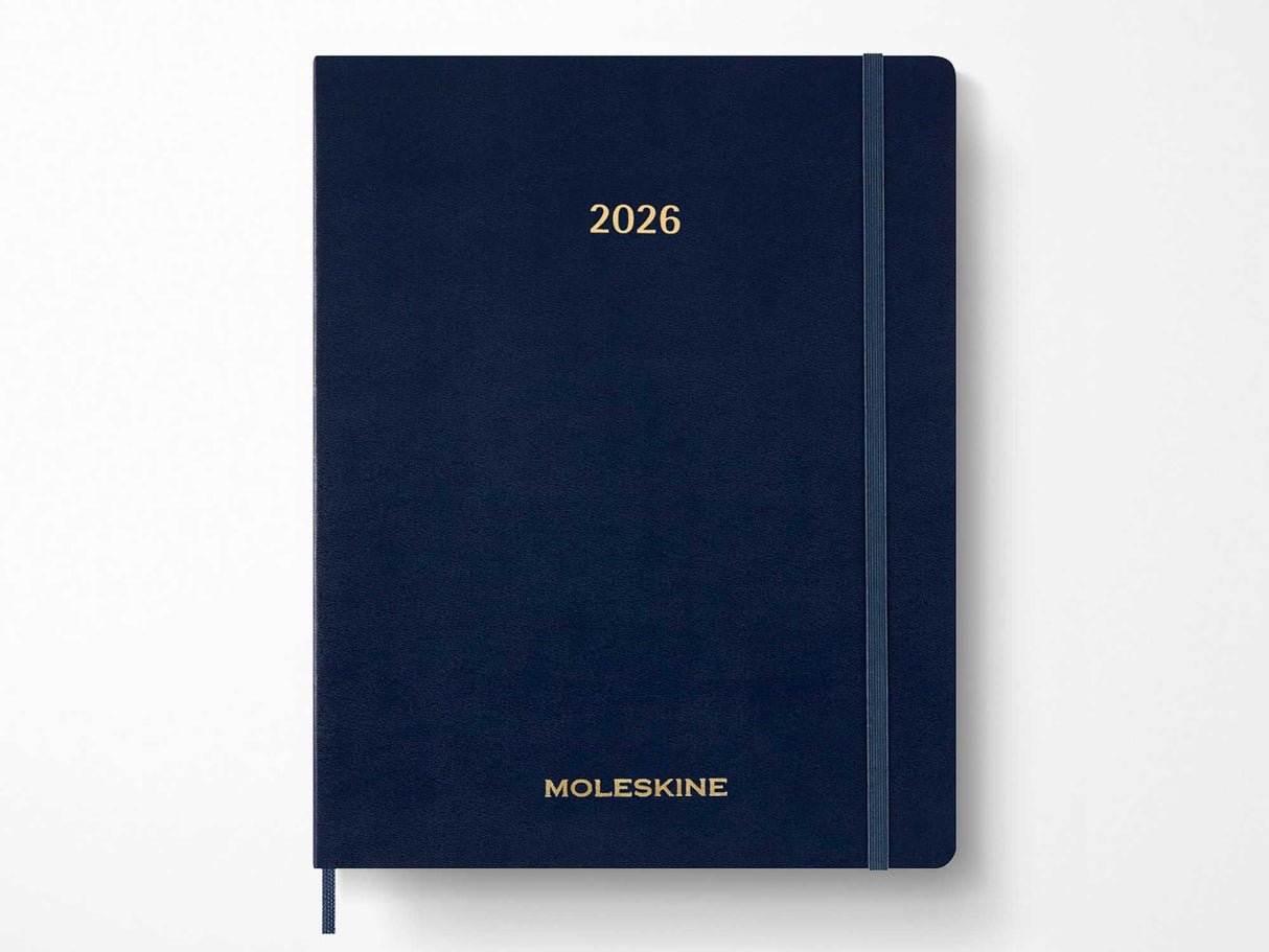 2026 Moleskine 15 Month Essential Weekly Vertical Planner - SAPPHIRE BLUE Softcover