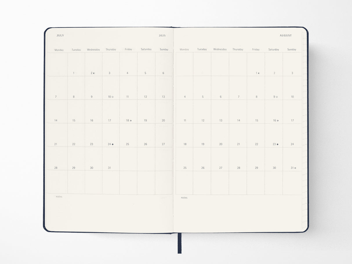 2026 Moleskine Daily Planner - BLACK Hardcover