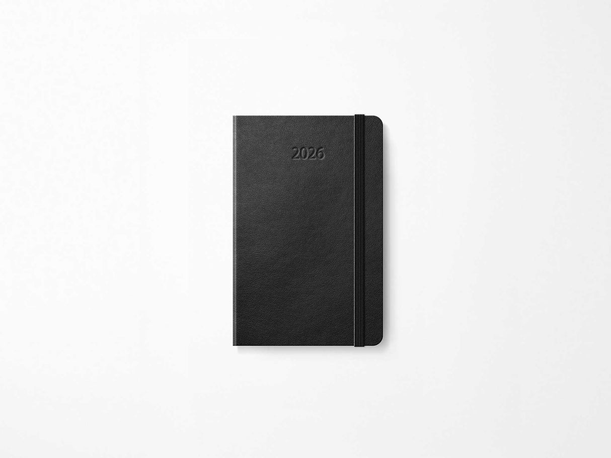 2026 Moleskine Daily Planner - BLACK Softcover