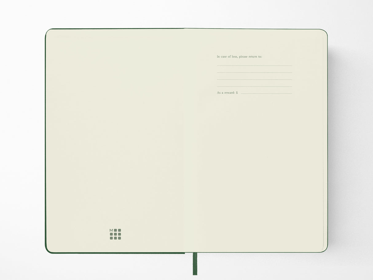 2026 Moleskine Daily Planner - MYRTLE GREEN Hardcover