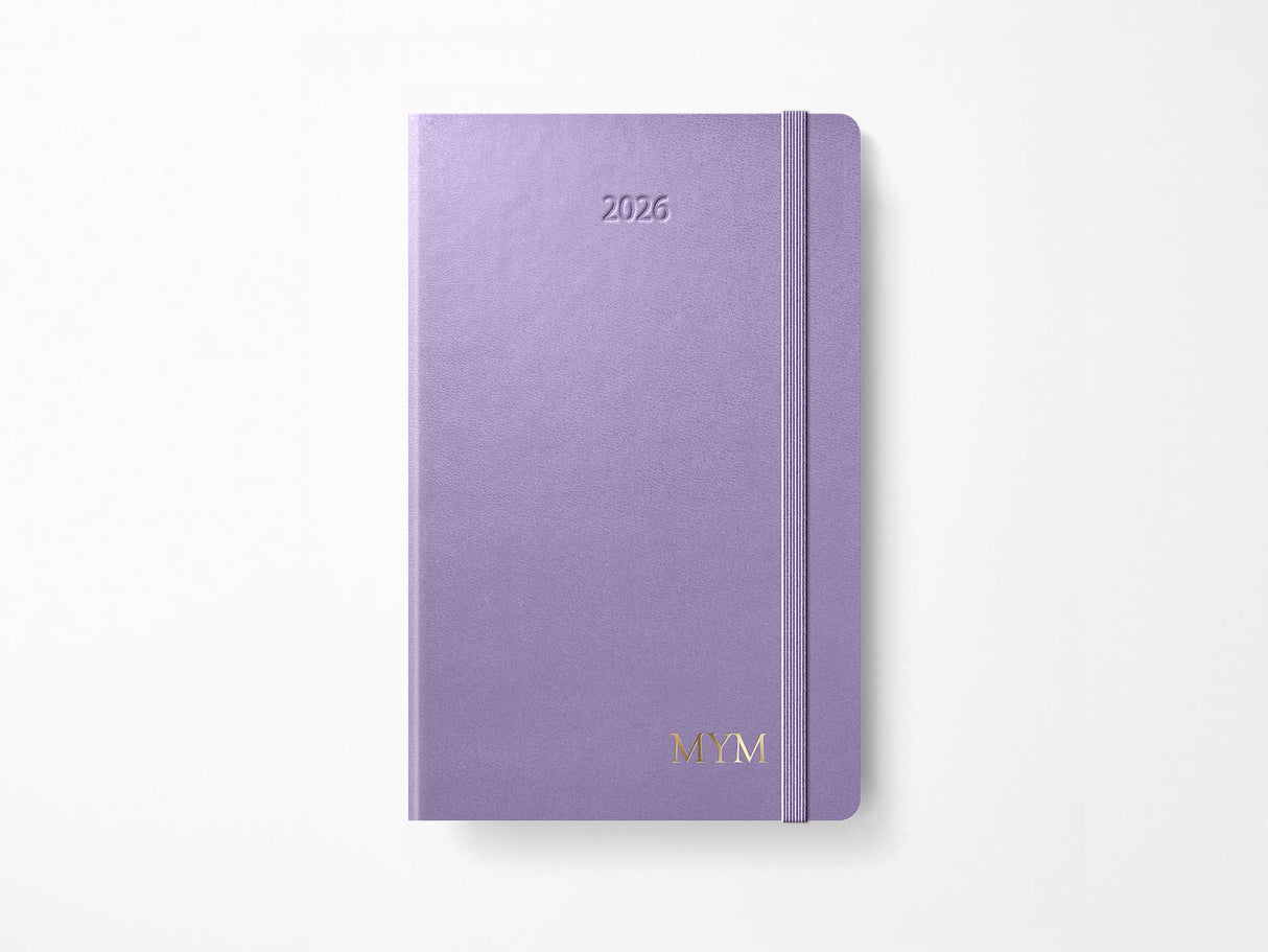 2026 Moleskine Daily Planner - PASTEL LILAC Hardcover