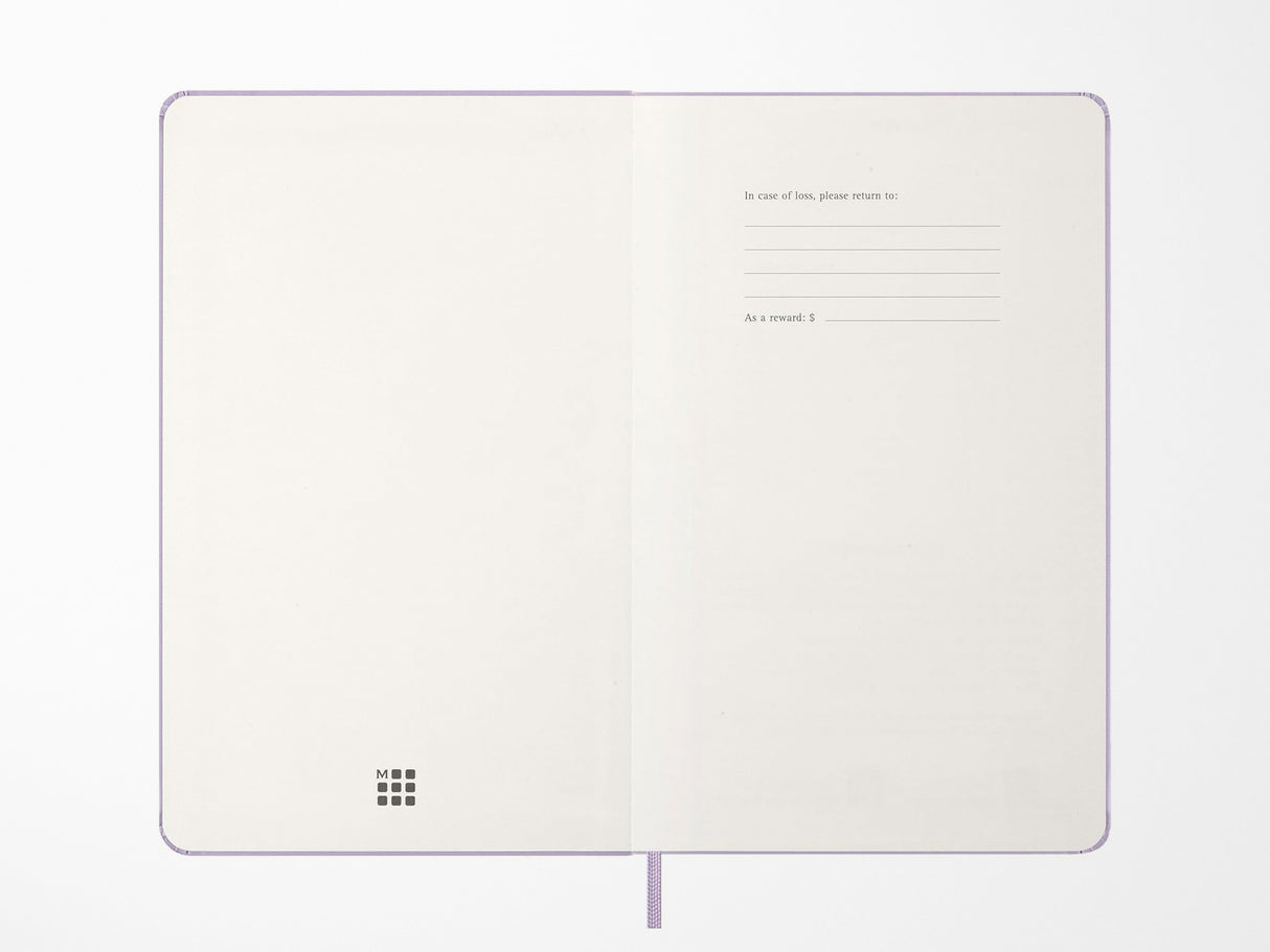 2026 Moleskine Daily Planner - PASTEL LILAC Hardcover