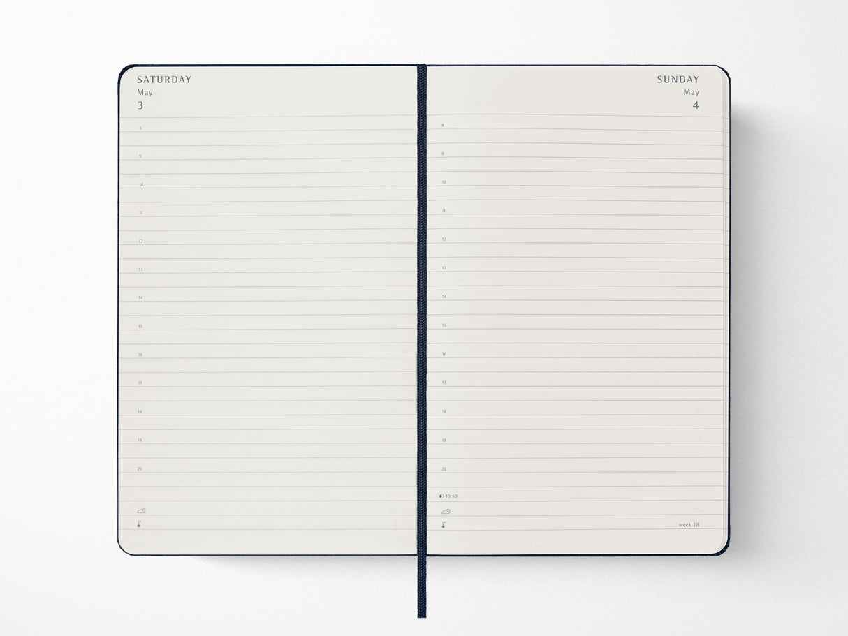 2026 Moleskine Daily Planner - SAPPHIRE BLUE Hardcover