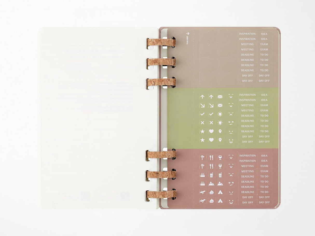 2026 Moleskine Life Spiral Planner - ALMOND Hardcover