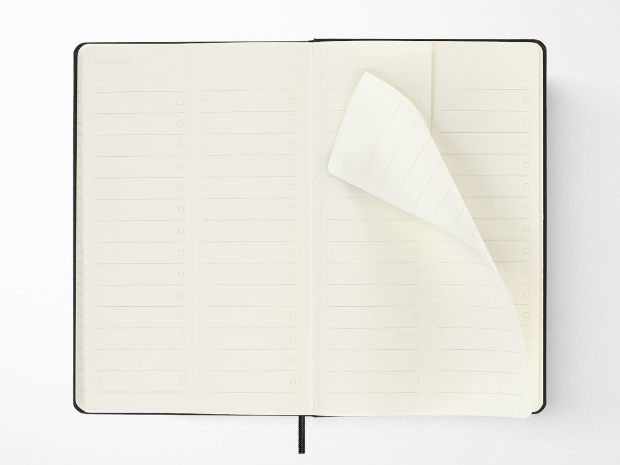 2026 Moleskine PRO Weekly Vertical Planner - BLACK Hardcover