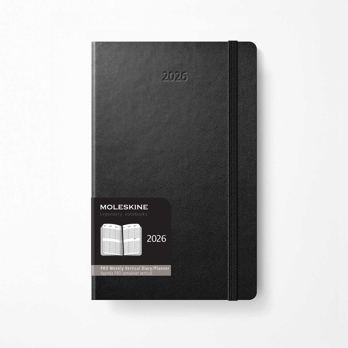 Moleskine Pro Project Planner Notebook L Hard Cover Black | Exclusive Pen