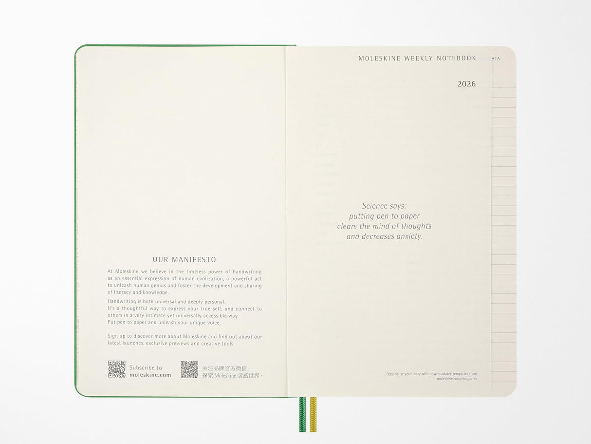 2026 Moleskine Peanuts 'Charlie & Snoopy' Daily Planner
