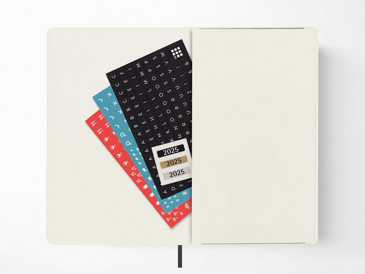 2026 Moleskine Weekly Horizontal Planner - BLACK Hardcover