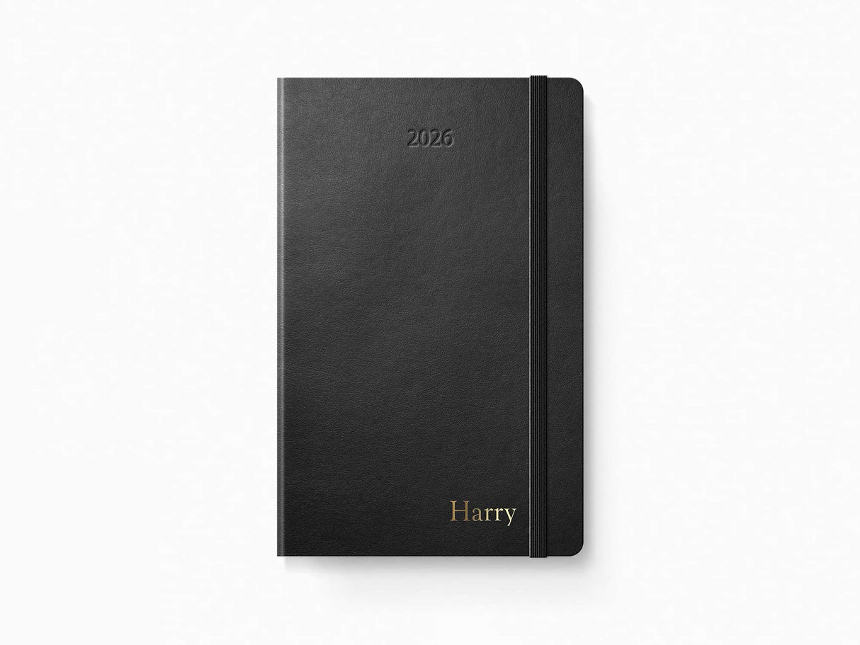2026 Moleskine Weekly Planner - BLACK Softcover
