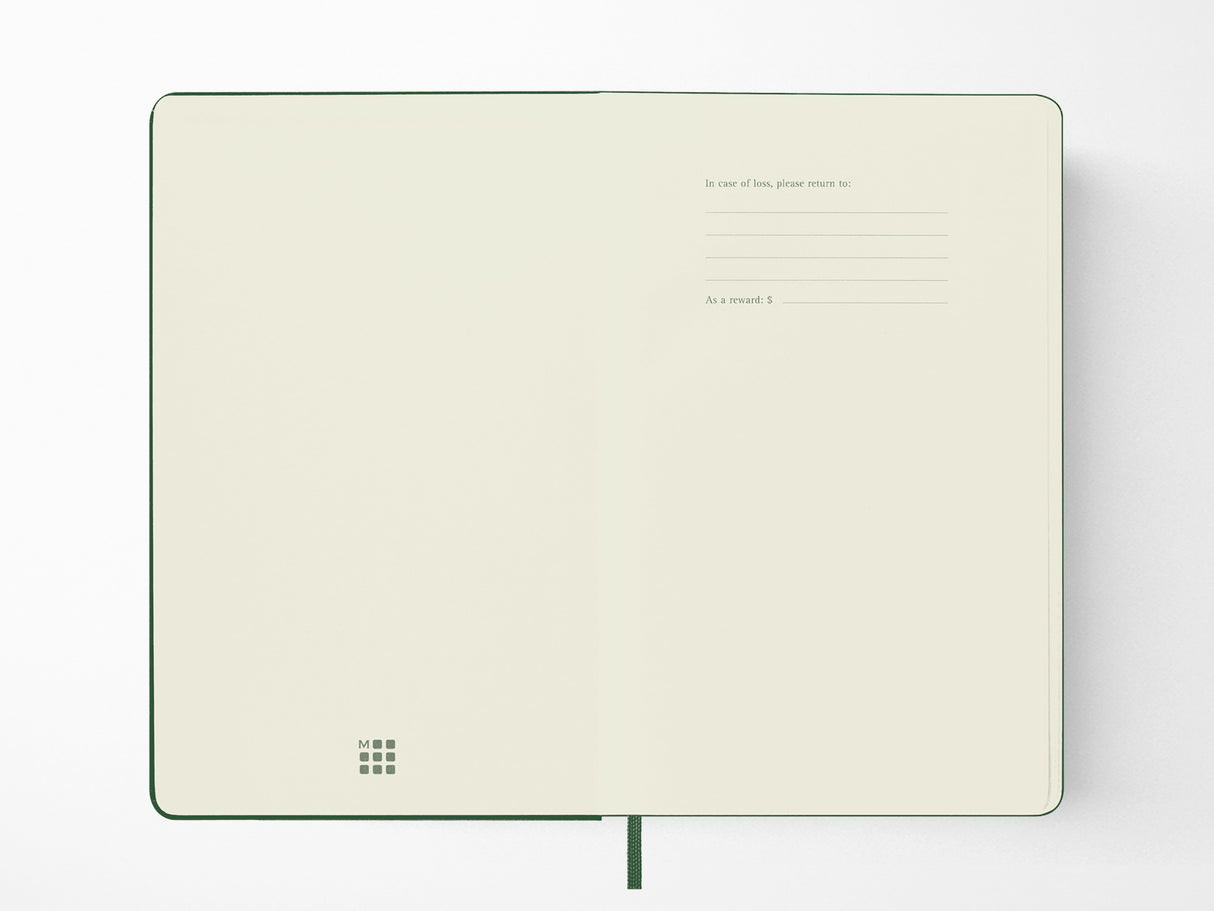 2026 Moleskine Weekly Planner - MYRTLE GREEN Hardcover
