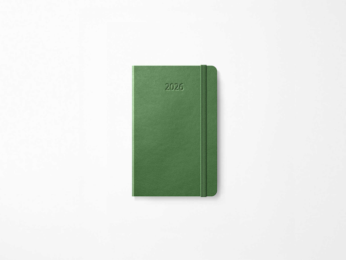 2026 Moleskine Weekly Planner - MYRTLE GREEN Softcover