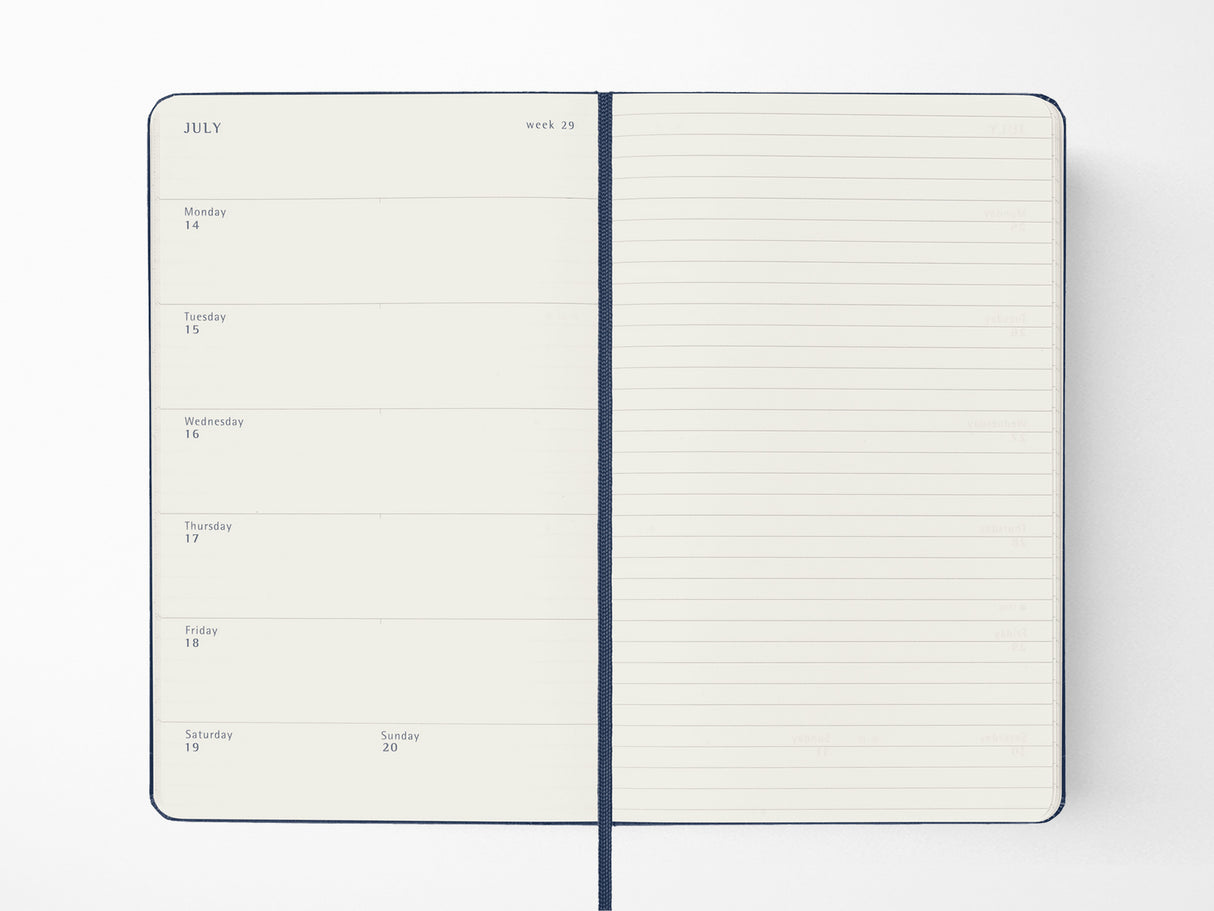 2026 Moleskine Weekly Planner - SAPPHIRE BLUE Hardcover