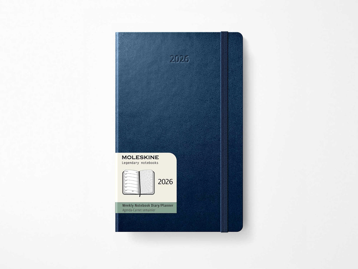 2026 Moleskine Weekly Planner - SAPPHIRE BLUE Hardcover