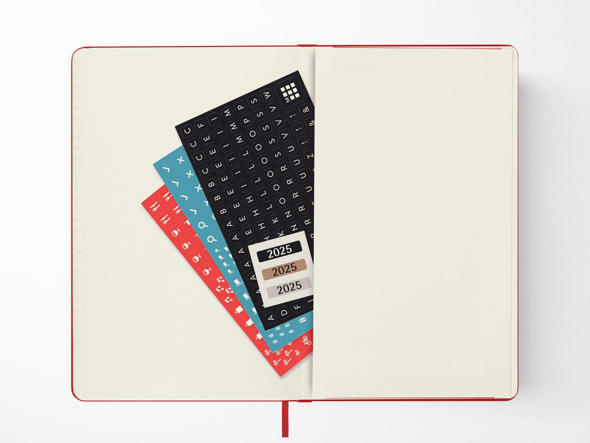 2026 Moleskine Weekly Planner - SCARLET RED Hardcover