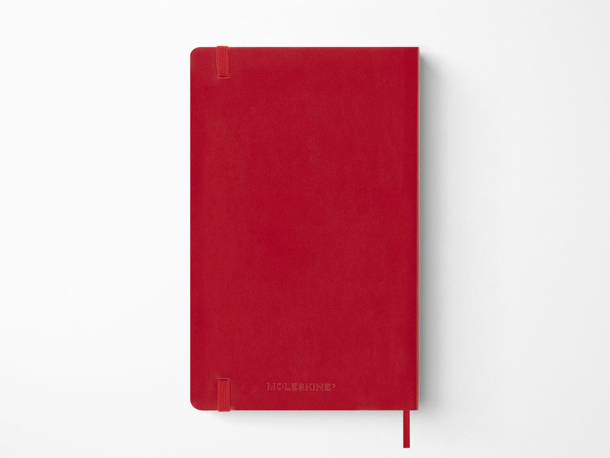 2026 Moleskine Weekly Planner - SCARLET RED Softcover