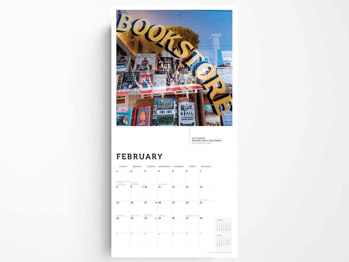 2026 This Is My Bookstore Wall Calendar