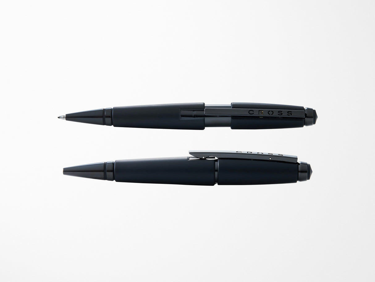 Cross Edge Rollerball Pen - Matte Black Lacquer