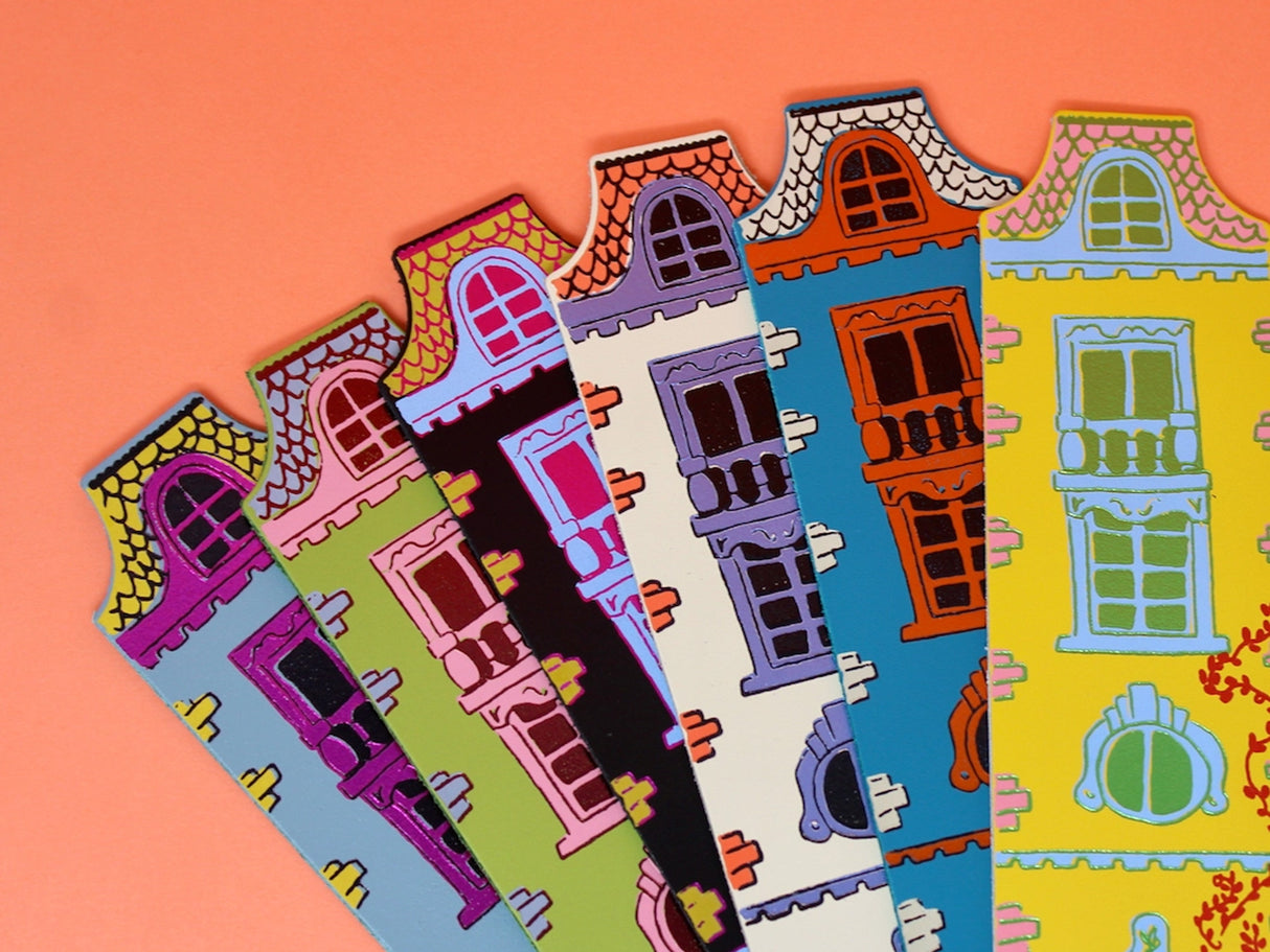 Leather Dolls House Bookmark